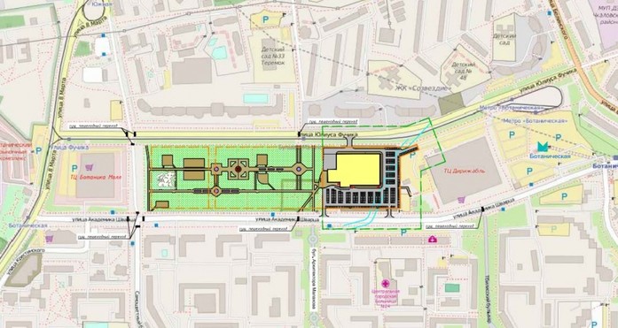 Ботаника екатеринбург карта