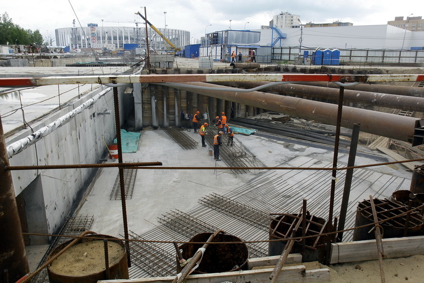 Станция стрелка. Станция Сенная Нижегородского метрополитена. Станция метро Сенная Нижний Новгород. Станция метро площадь Сенная Нижний Новгород. Станция метро стрелка строительство Нижний Новгород.