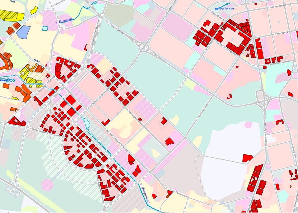 Генеральный план развития екатеринбурга до 2035 года карта