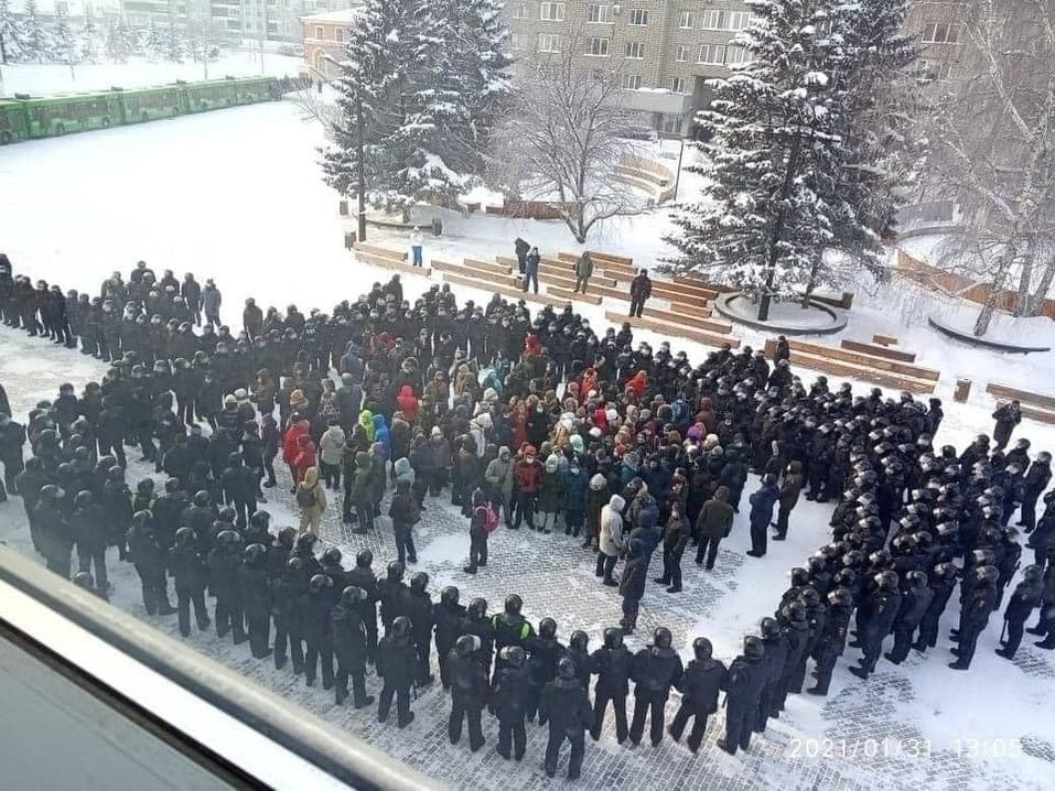 Красноярский митинг. Митинг 31 января 2021 в Москве. Протесты в Красноярске.