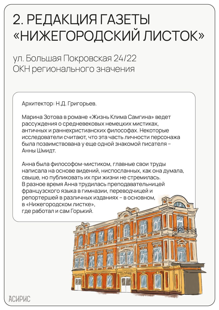 В Нижнем Новгороде создали путеводитель по местам жизни героев Максима  Горького | Деловой квартал DK.RU — новости Нижнего Новгорода