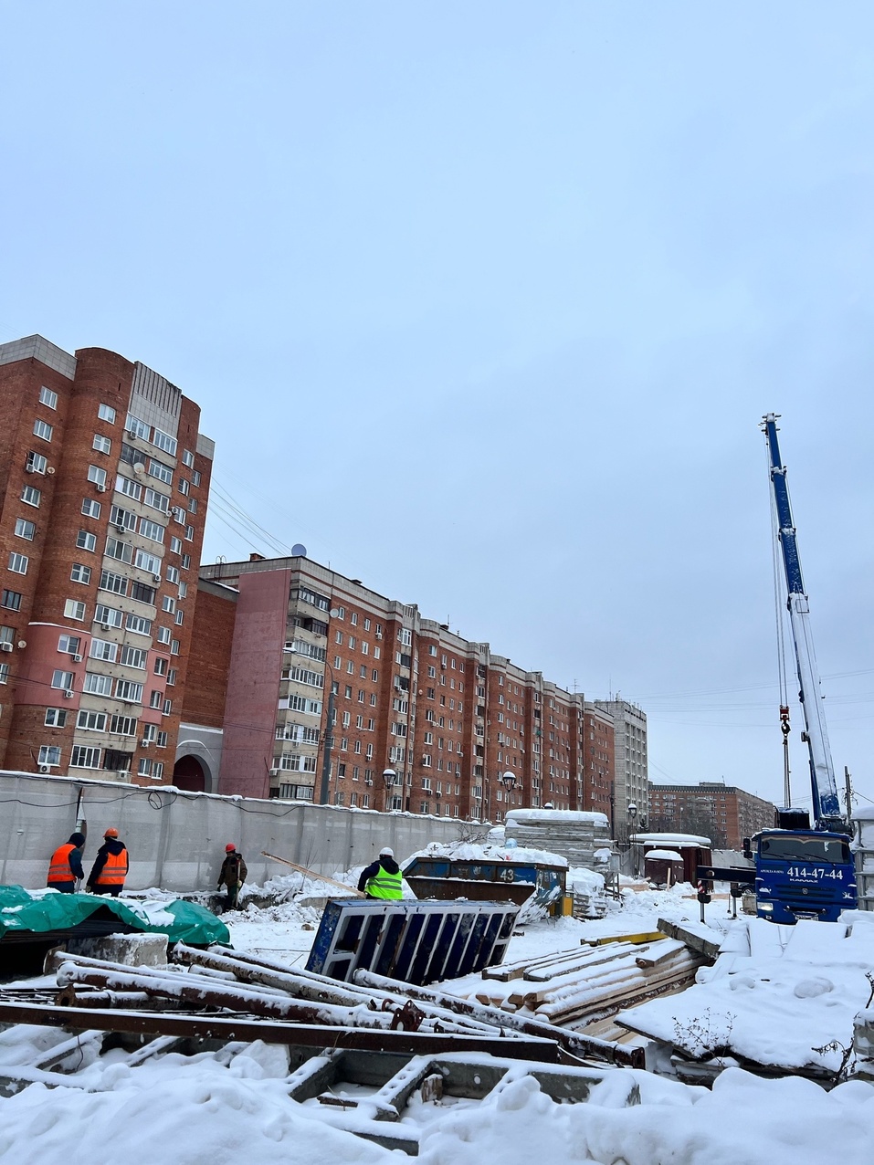 На стройплощадке проблемного ЖК в центре Нижнего Новгорода возобновились  работы | Деловой квартал DK.RU — новости Нижнего Новгорода