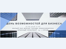 День возможностей для бизнеса                                    